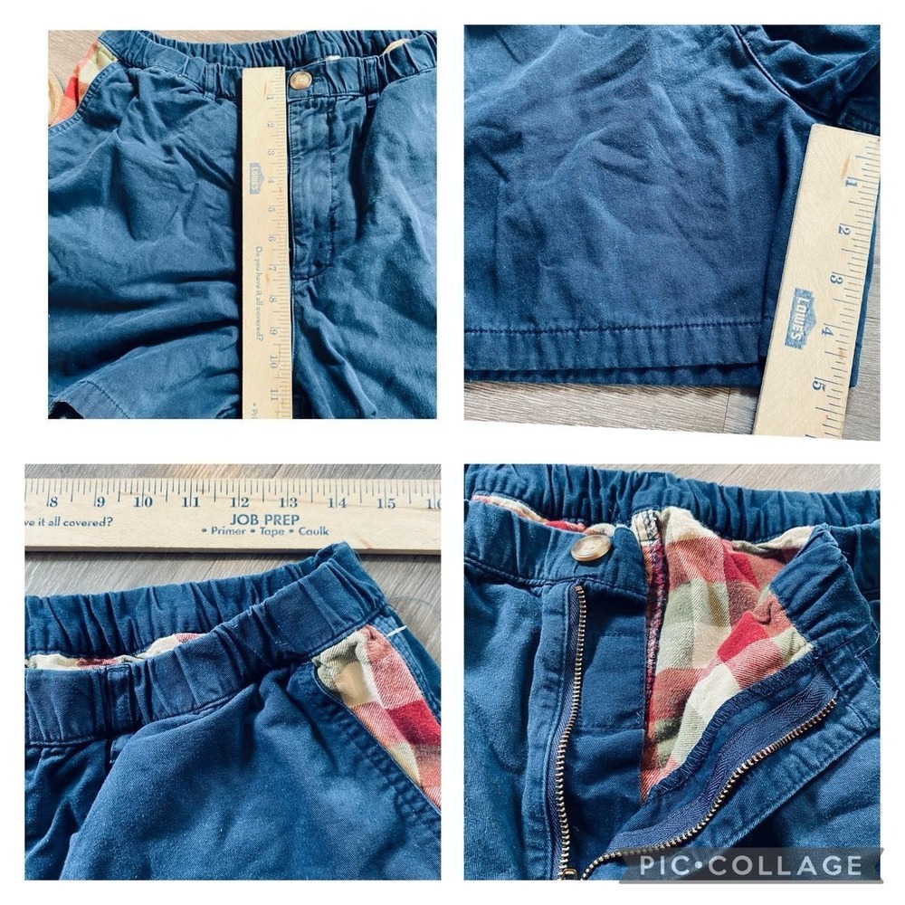 Chubbies Mens XL plaid lining 5" Inseam Blue w/Pockets Summer lounging classy - Picture 5 of 5